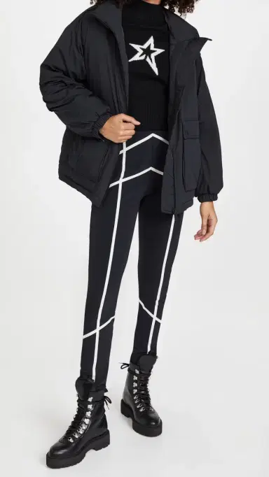 Perfect Moment Cable Underwear Sweater Black S | Thumbnail 5 Perfect Moment Cable Underwear Sweater Black S | Thumbnail 5