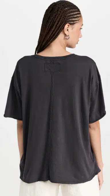Free People Nina Tee Black | Thumbnail 3