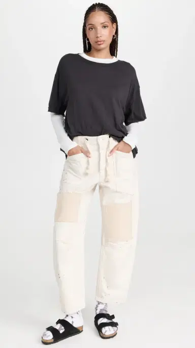 Free People Nina Tee Black | Thumbnail 5