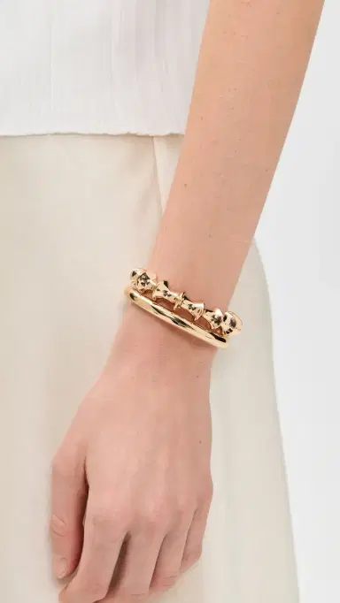 Jennifer Fisher Natasha Cuff Yellow Gold One Size | Thumbnail 3 Jennifer Fisher Natasha Cuff Yellow Gold One Size | Thumbnail 3