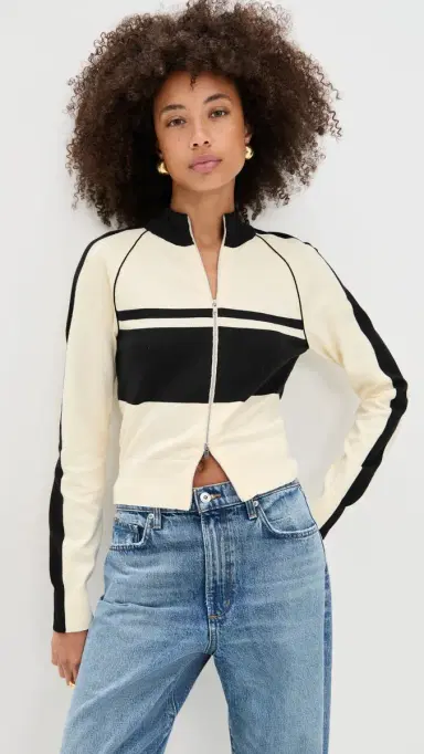 State & Lake Track Jacket White/Black L | Thumbnail 2 State & Lake Track Jacket White/Black L | Thumbnail 2