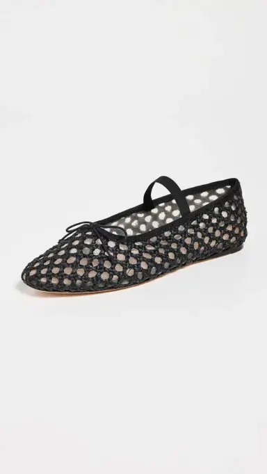 Loeffler Randall Leonie Soft Ballet Flats Black 8 | Thumbnail 2