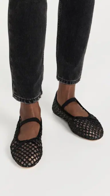 Loeffler Randall Leonie Soft Ballet Flats Black 8 | Thumbnail 3
