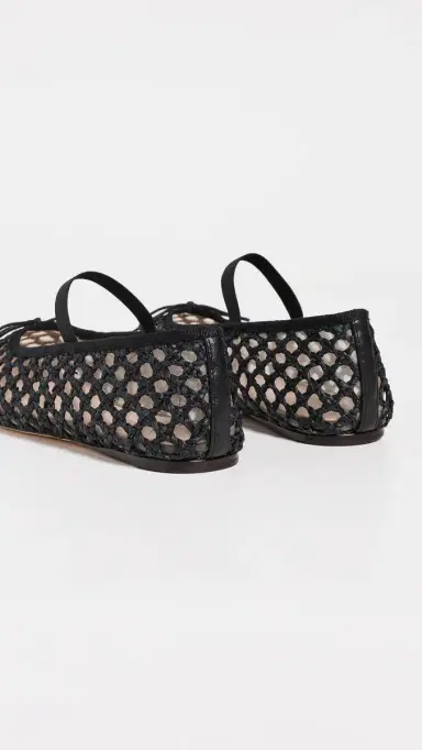 Loeffler Randall Leonie Soft Ballet Flats Black 8 | Thumbnail 4