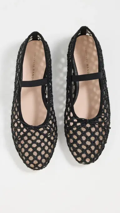 Loeffler Randall Leonie Soft Ballet Flats Black 8 | Thumbnail 5