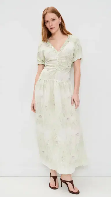 Baum und Pferdgarten Abelline Dress Distorted Green Flower 34 | Thumbnail 2