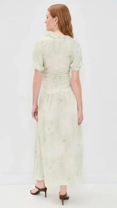 Baum und Pferdgarten Abelline Dress Distorted Green Flower 34 | Thumbnail 3