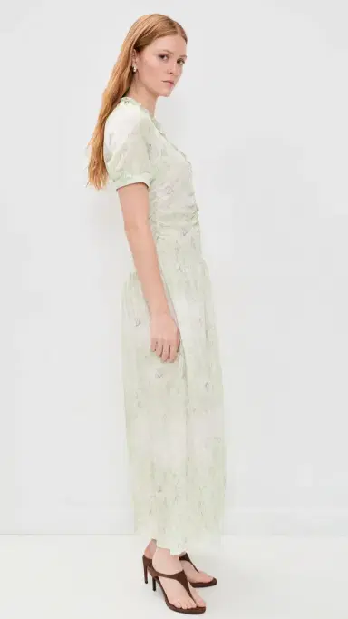 Baum und Pferdgarten Abelline Dress Distorted Green Flower 34 | Thumbnail 4