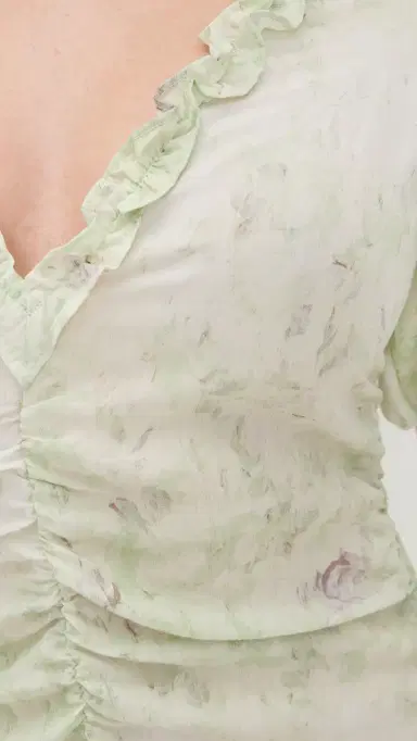 Baum und Pferdgarten Abelline Dress Distorted Green Flower 34 | Thumbnail 6