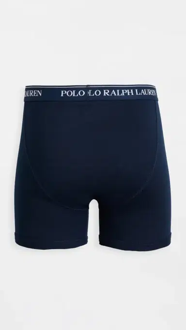 Polo Ralph Lauren Underwear Classic Fit Cotton Boxer Briefs 3 Pack ResortBlue/RugbyRoyal/Navy M | Thumbnail 3 Polo Ralph Lauren Underwear Classic Fit Cotton Boxer Briefs 3 Pack ResortBlue/RugbyRoyal/Navy M | Thumbnail 3