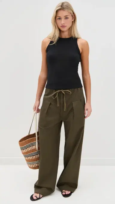 Jenni Kayne Cotton Rib Tank Black | Thumbnail 5 Jenni Kayne Cotton Rib Tank Black | Thumbnail 5