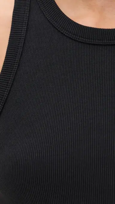 Jenni Kayne Cotton Rib Tank Black | Thumbnail 6 Jenni Kayne Cotton Rib Tank Black | Thumbnail 6