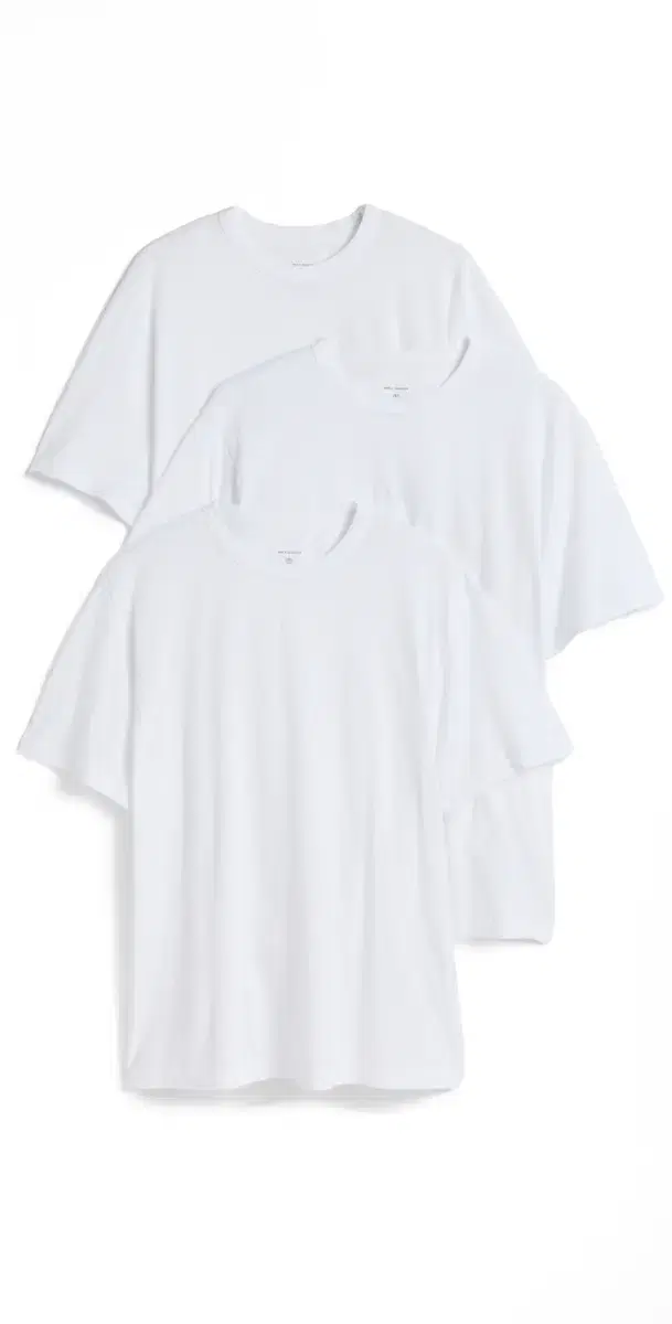 3 Crew Neck Tee Pack Optical White