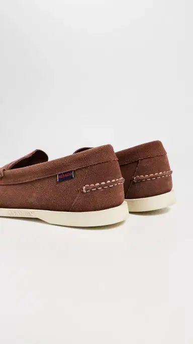 Sebago Dan Boat Roughout Boat Shoes Dark Brown 8 | Thumbnail 3