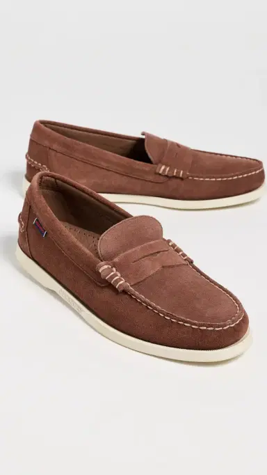 Sebago Dan Boat Roughout Boat Shoes Dark Brown 8 | Thumbnail 4