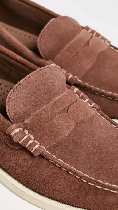 Sebago Dan Boat Roughout Boat Shoes Dark Brown 8 | Thumbnail 5