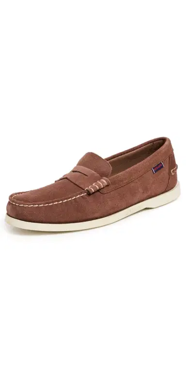 Sebago Dan Boat Roughout Boat Shoes Dark Brown 8 | Thumbnail 1