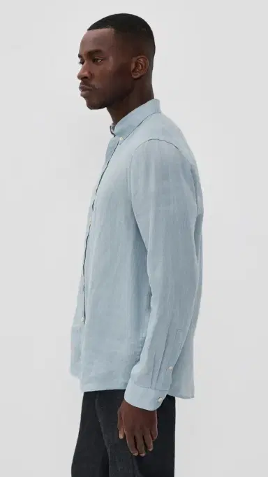 PS Paul Smith Regular Fit inen Shirt Blue | Thumbnail 4 PS Paul Smith Regular Fit inen Shirt Blue | Thumbnail 4