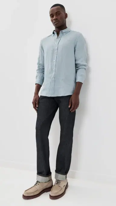 PS Paul Smith Regular Fit inen Shirt Blue | Thumbnail 5 PS Paul Smith Regular Fit inen Shirt Blue | Thumbnail 5