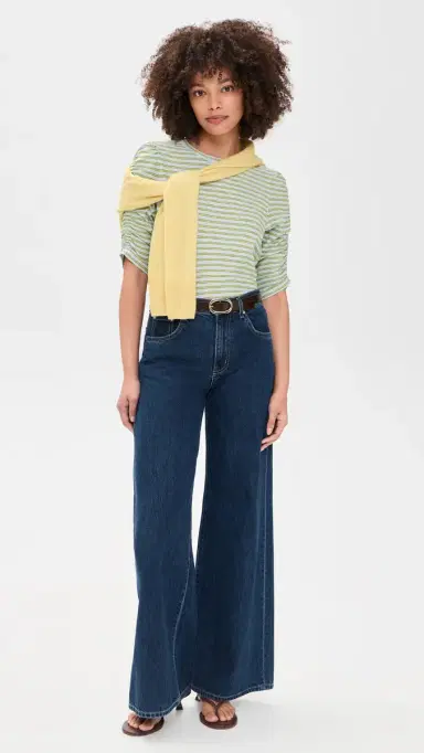 Veronica Beard Jean Waldorf Tee Banded Stripe | Thumbnail 5 Veronica Beard Jean Waldorf Tee Banded Stripe | Thumbnail 5