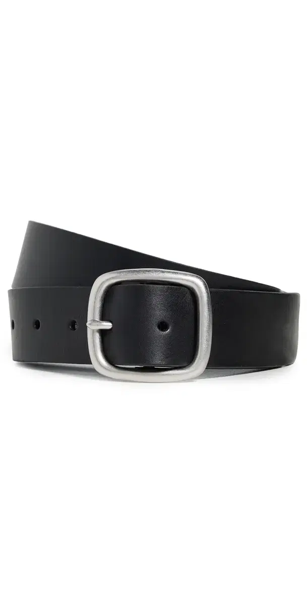 Centerbar Leather Belt True Black