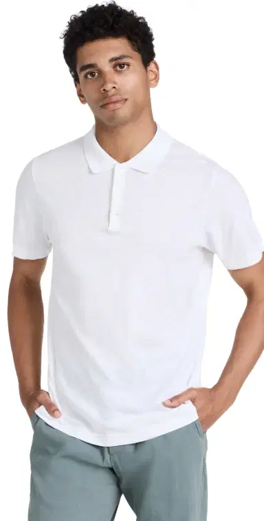 Theory Bron Polo in Cosmos White S | Thumbnail 1 Theory Bron Polo in Cosmos White S | Thumbnail 1