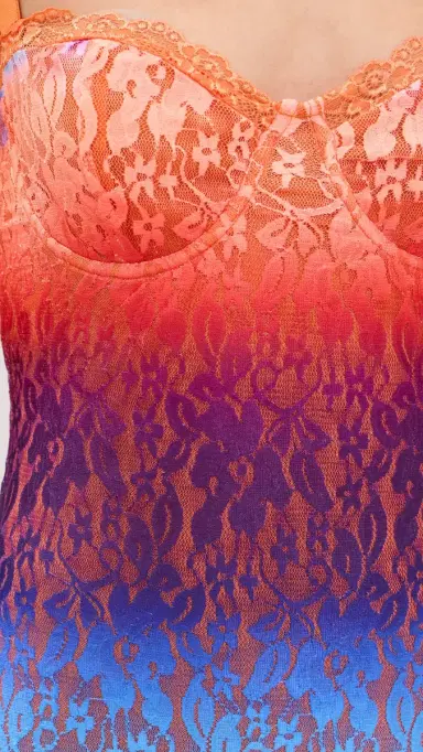 Runaway The Label Serina Lace Maxi Dress Nadia Pink Ombre | Thumbnail 6 Runaway The Label Serina Lace Maxi Dress Nadia Pink Ombre | Thumbnail 6