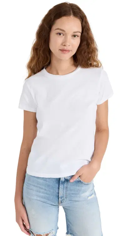 Mother The Lil Goodie Goodie Tee Bright White | Thumbnail 1 Mother The Lil Goodie Goodie Tee Bright White | Thumbnail 1