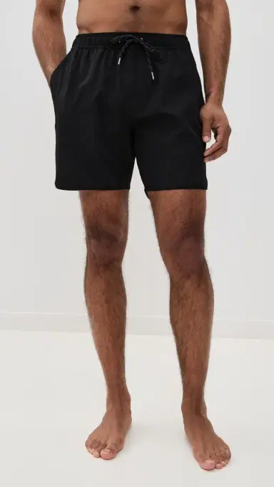 Fair Harbor The Anchor Swim Trunks 6 Black L | Thumbnail 2 Fair Harbor The Anchor Swim Trunks 6 Black L | Thumbnail 2