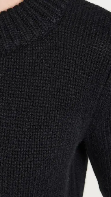 La Ligne Solid Mini Marin Sweater Black | Thumbnail 6