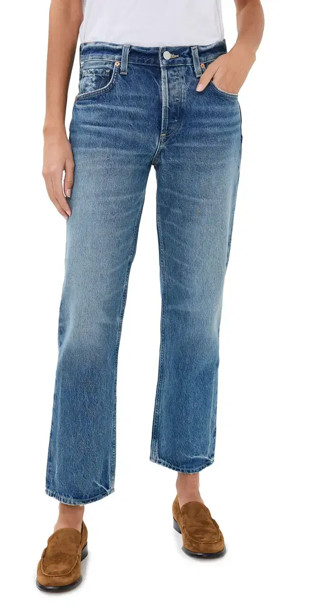 Neve Low Slung Relaxed Jeans Oasis