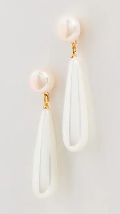 Shashi Linnea Pearl Earrings | Thumbnail 2