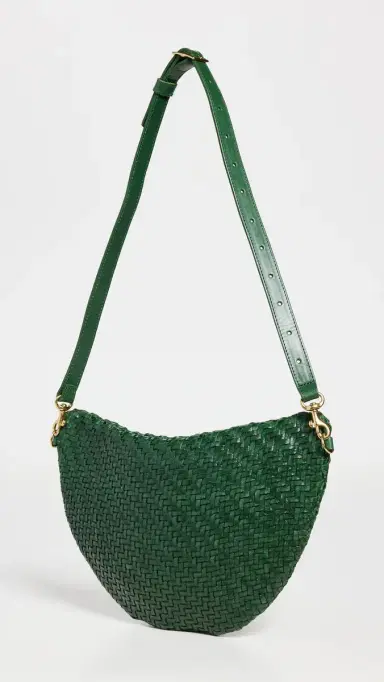 Clare V. Clare V. Grande Fanny Evergreen Woven Zig Zag One Size | Thumbnail 4 Clare V. Clare V. Grande Fanny Evergreen Woven Zig Zag One Size | Thumbnail 4
