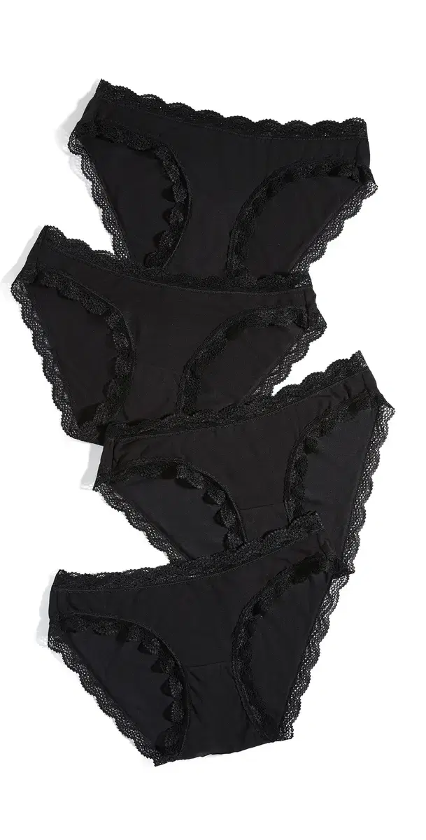 Bikini Briefs 4 Pack Black/Black/Black/Black