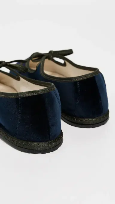 Vibi Venezia Brigitte Velvet Mary Jane Flats Zattere 38 | Thumbnail 4