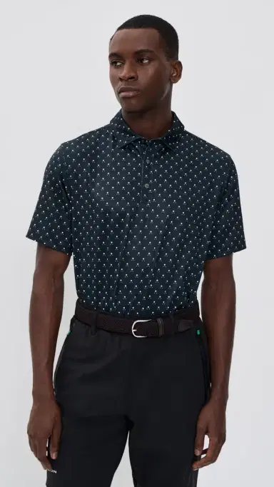 Rhone Drive Time Polo True Navy/White Club Print L | Thumbnail 2 Rhone Drive Time Polo True Navy/White Club Print L | Thumbnail 2