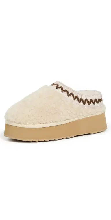 MOU Curly Platform Clogs Vanilla 37 | Thumbnail 1