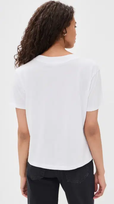 Splendid Kacey V Neck Tee White | Thumbnail 3