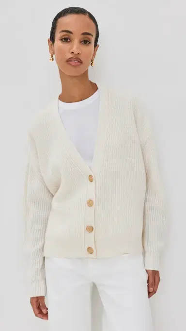 Jenni Kayne Cropped Cashmere Cocoon Cardigan Ivory M | Thumbnail 2 Jenni Kayne Cropped Cashmere Cocoon Cardigan Ivory M | Thumbnail 2