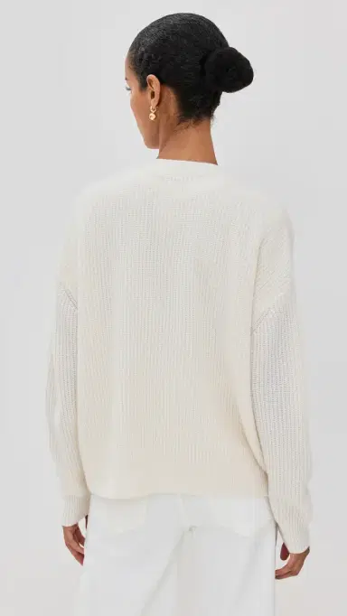 Jenni Kayne Cropped Cashmere Cocoon Cardigan Ivory M | Thumbnail 3 Jenni Kayne Cropped Cashmere Cocoon Cardigan Ivory M | Thumbnail 3