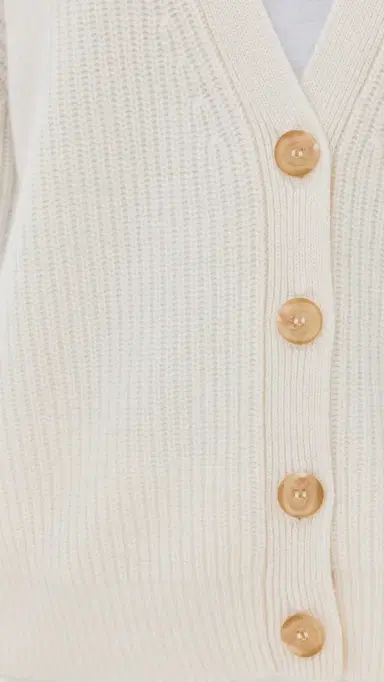 Jenni Kayne Cropped Cashmere Cocoon Cardigan Ivory M | Thumbnail 6 Jenni Kayne Cropped Cashmere Cocoon Cardigan Ivory M | Thumbnail 6