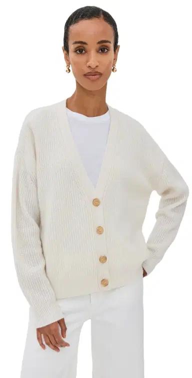 Jenni Kayne Cropped Cashmere Cocoon Cardigan Ivory M | Thumbnail 1 Jenni Kayne Cropped Cashmere Cocoon Cardigan Ivory M | Thumbnail 1