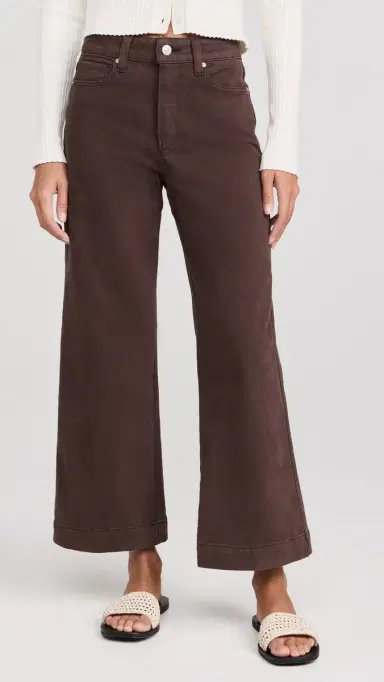 PAIGE Anessa Pants Rich Chocolate | Thumbnail 2