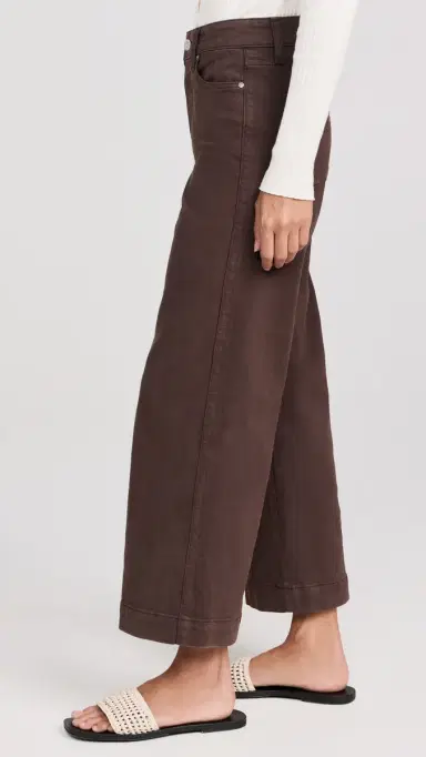 PAIGE Anessa Pants Rich Chocolate | Thumbnail 4