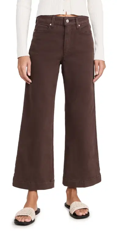 PAIGE Anessa Pants Rich Chocolate | Thumbnail 1