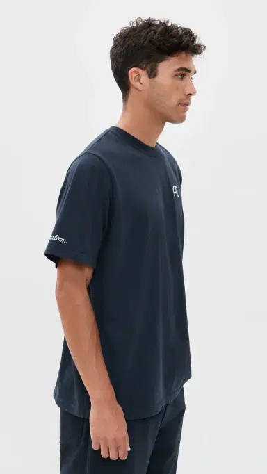 Malbon Bermuda Tee Navy M | Thumbnail 4