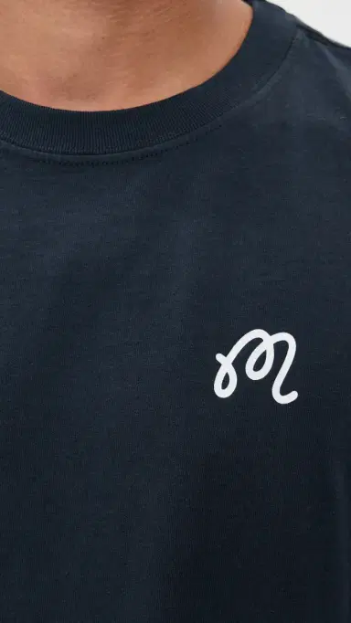 Malbon Bermuda Tee Navy M | Thumbnail 6