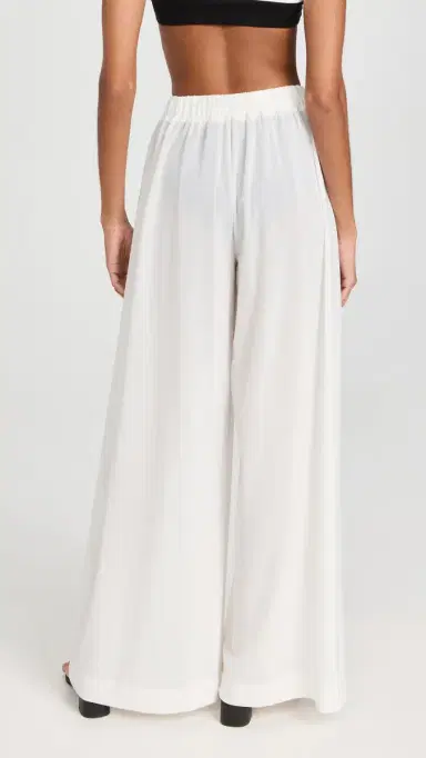 Staud Marza Coverup Pants White | Thumbnail 3
