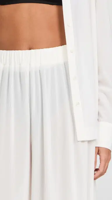 Staud Marza Coverup Pants White | Thumbnail 6