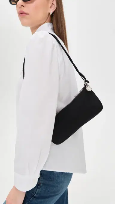 BAGGU Nylon Pochette Black One Size | Thumbnail 3